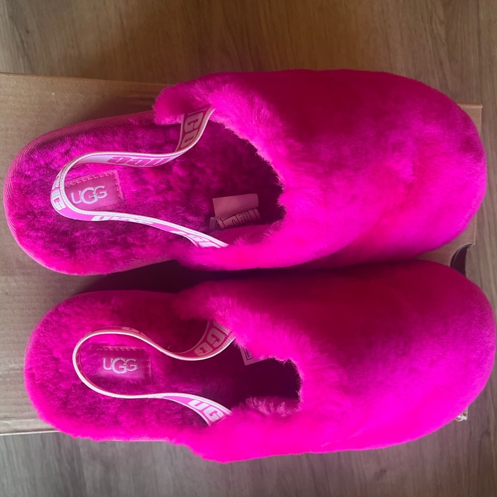 UGG Pink Fluff Yea Clogs